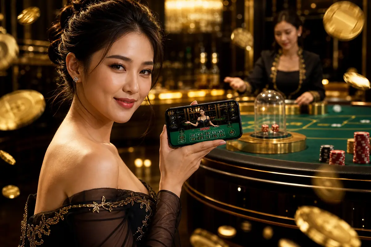 alph66 Casino meja baccarat dealer langsung